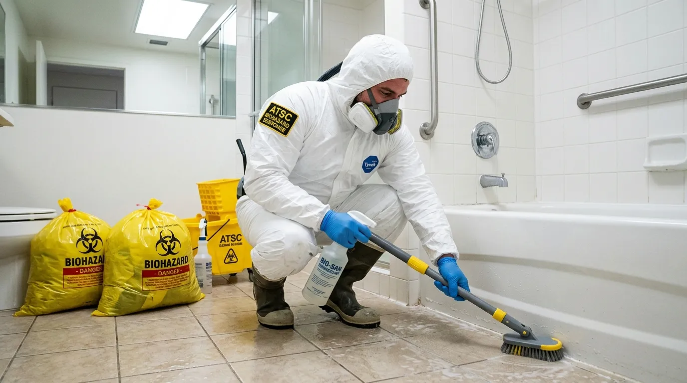 Decontamination equipment deployed for Blood Cleanup in Terryville